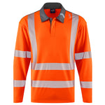 Leo GEORGEHAM Hi-Vis Orange Polo Shirt P13-O-LEO