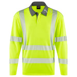Leo GEORGEHAM Hi-Vis Yellow Polo Shirt P13-Y-LEO