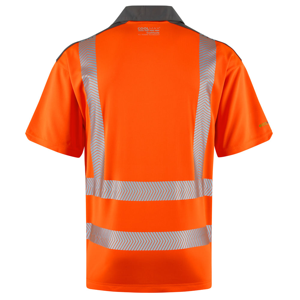 Leo TRIMSTONE Hi-Vis Orange Polo Shirt P12-O-LEO