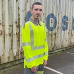 Leo GEORGEHAM Hi-Vis Yellow Polo Shirt P13-Y-LEO