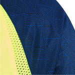 Leo FORDA Hi-Vis Yellow/Navy Print T-Shirt T16-Y/NP-LEO