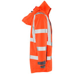 Leo EASTLEIGH Hi-Vis Orange Waterproof Coat A07-O-LEO