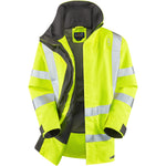 Leo EASTLEIGH Hi-Vis Yellow Waterproof Coat A07-Y-LEO