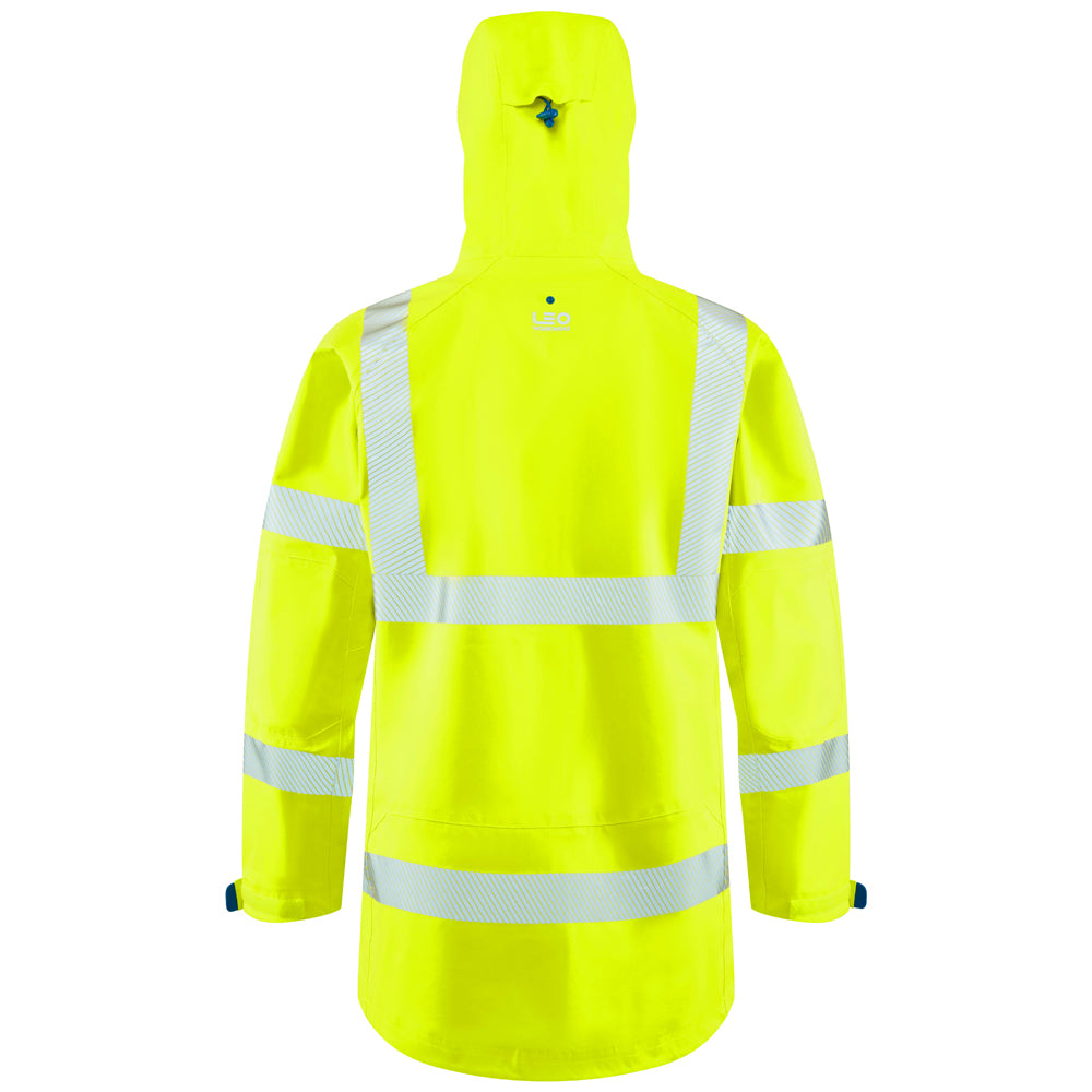 Leo MARISCO Hi-Vis Yellow Waterproof Jacket A20-Y-LEO