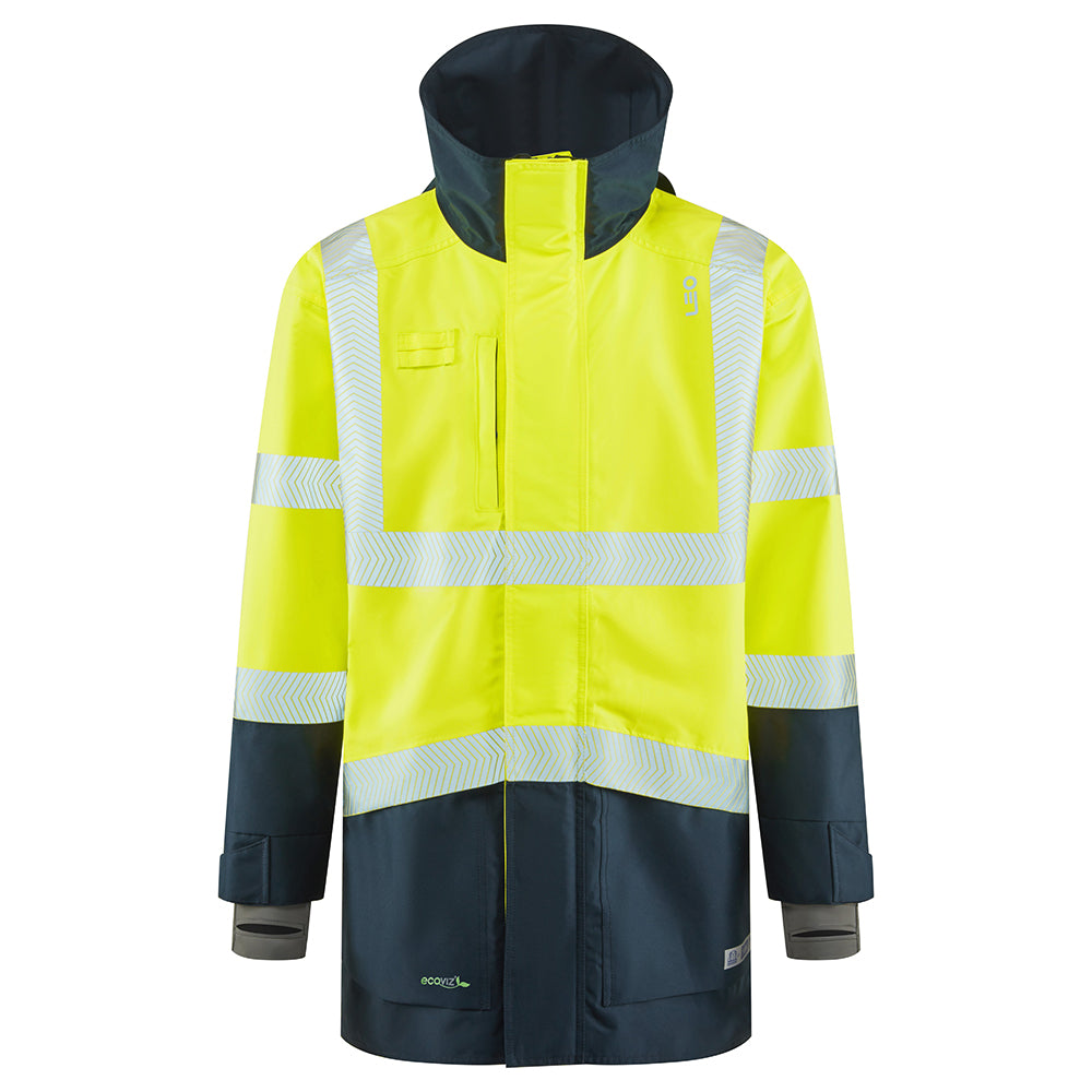 Leo CLOVELLY & TORRINGTON Hi-Vis Yellow/Navy Jacket System A04/BW01-Y/NV-LEO