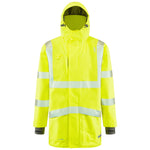 Leo CLOVELLY Hi-Vis Yellow Waterproof Coat A04-Y-LEO