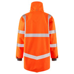 Leo CLOVELLY Hi-Vis Orange Waterproof Coat A04-O-LEO