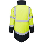 Leo MARWOOD Hi-Vis Yellow Navy Waterproof Coat A03-Y/NV-LEO