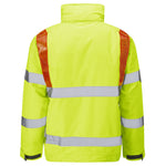 Leo PORTMORE Hi-Vis Yellow Waterproof Bomber Jacket J03-Y-LEO