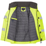 Leo PORTMORE Hi-Vis Yellow Waterproof Bomber Jacket J03-Y-LEO