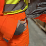 Leo HONEYCHURCH Women's Hi-Vis Orange 2-Part Coverall CVL03-O-LEO