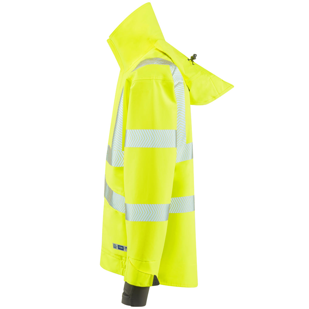 Leo DARTMOOR Hi-Vis Yellow Waterproof Jacket J05-Y-LEO