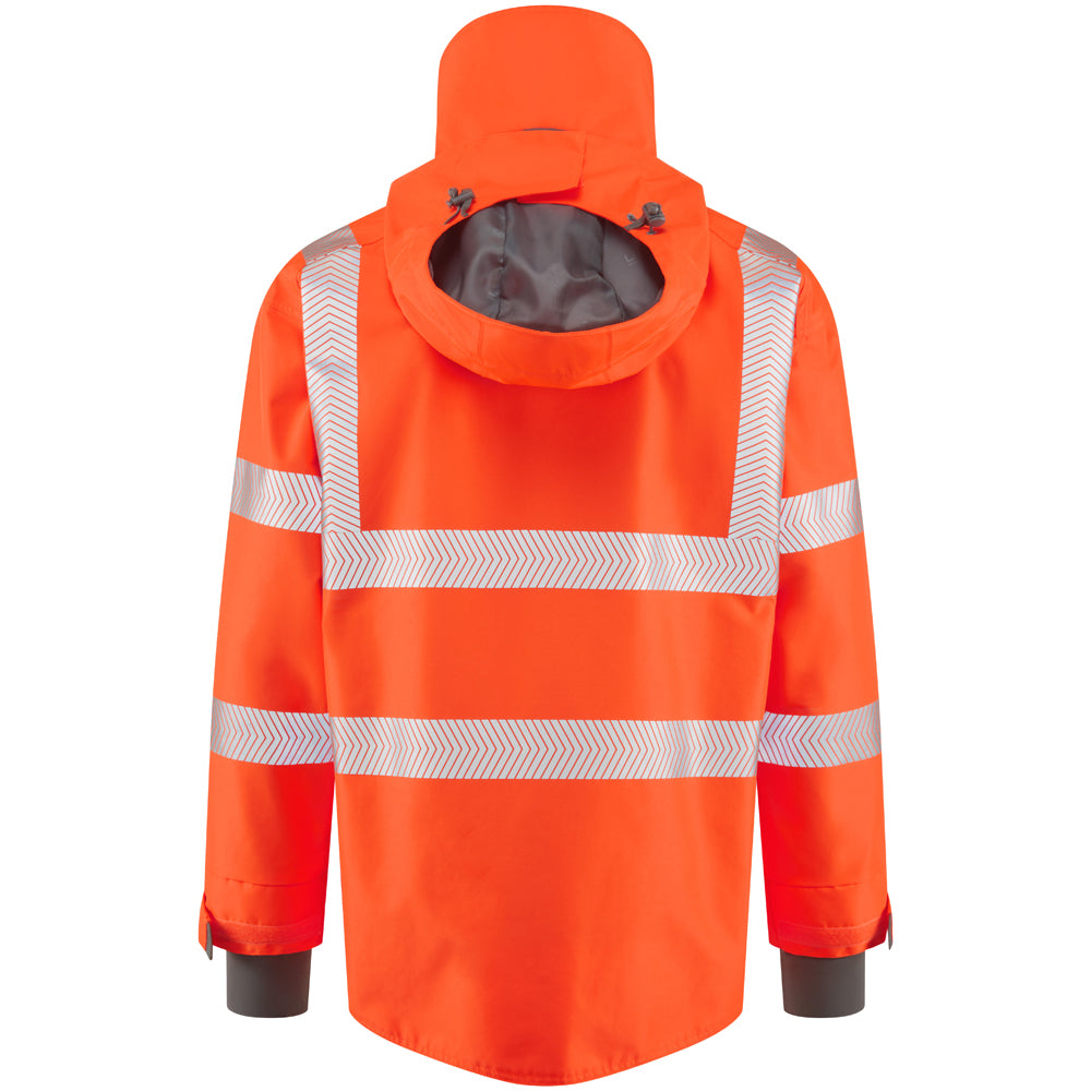 Leo DARTMOOR Hi-Vis Orange Waterproof Jacket J05-O-LEO
