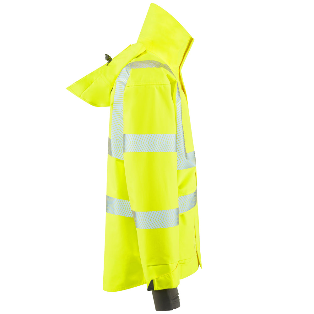Leo DARTMOOR Hi-Vis Yellow Waterproof Jacket J05-Y-LEO