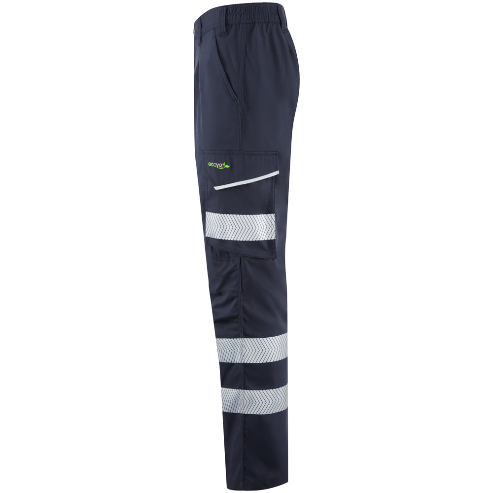 Leo WINSFORD Navy Stretch Work Trousers with Knee Pad Pockets CT05-NV-LEO