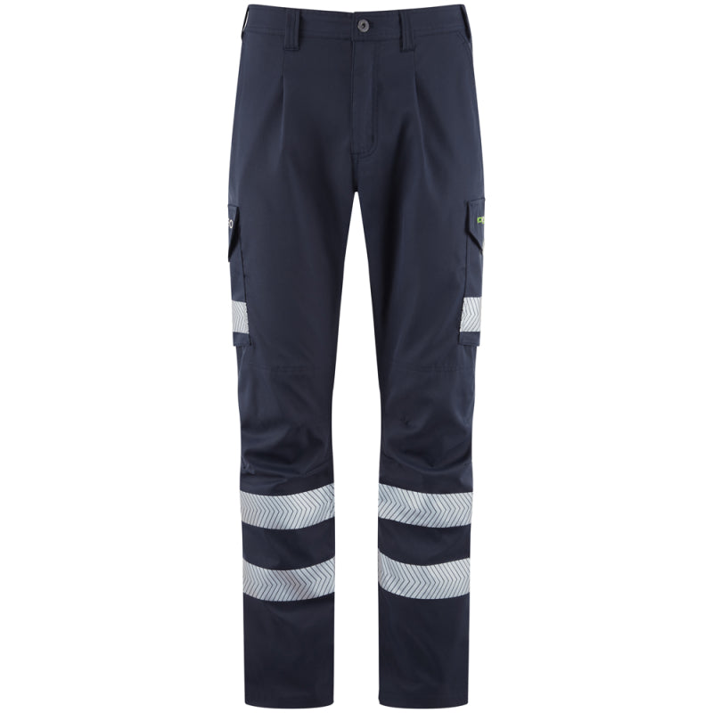 Leo WINSFORD Navy Stretch Work Trousers with Knee Pad Pockets CT05-NV-LEO