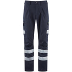 Leo WINSFORD Navy Stretch Work Trousers with Knee Pad Pockets CT05-NV-LEO