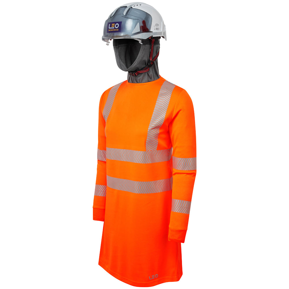 Leo LILLY Hi-Vis Orange Modesty Tunic MT01-O-LEO