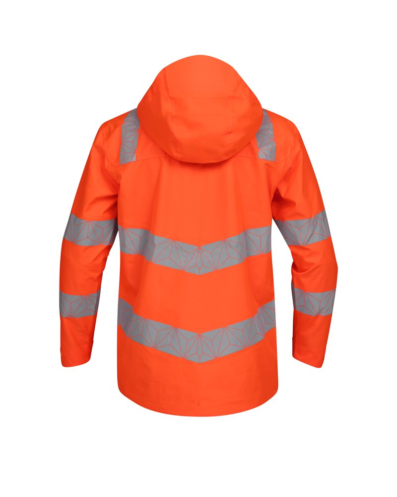 Hi-Vis Orange Waterproof Shell Jacket Recycled RCT801-ORG