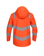 Hi-Vis Orange Waterproof Shell Jacket Recycled RCT801-ORG