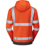 Leo GOODLEIGH Hi-Vis Orange Hooded Sweatshirt SS04-O-LEO