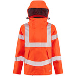 Leo ROSEMOOR Hi-Vis Orange Waterproof Jacket JL04-O-LEO