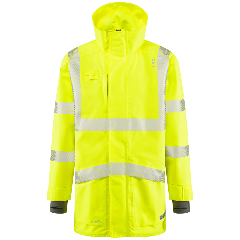 Leo CLOVELLY & HARTLAND Hi-Vis Yellow Jacket System A04/F01-Y-LEO