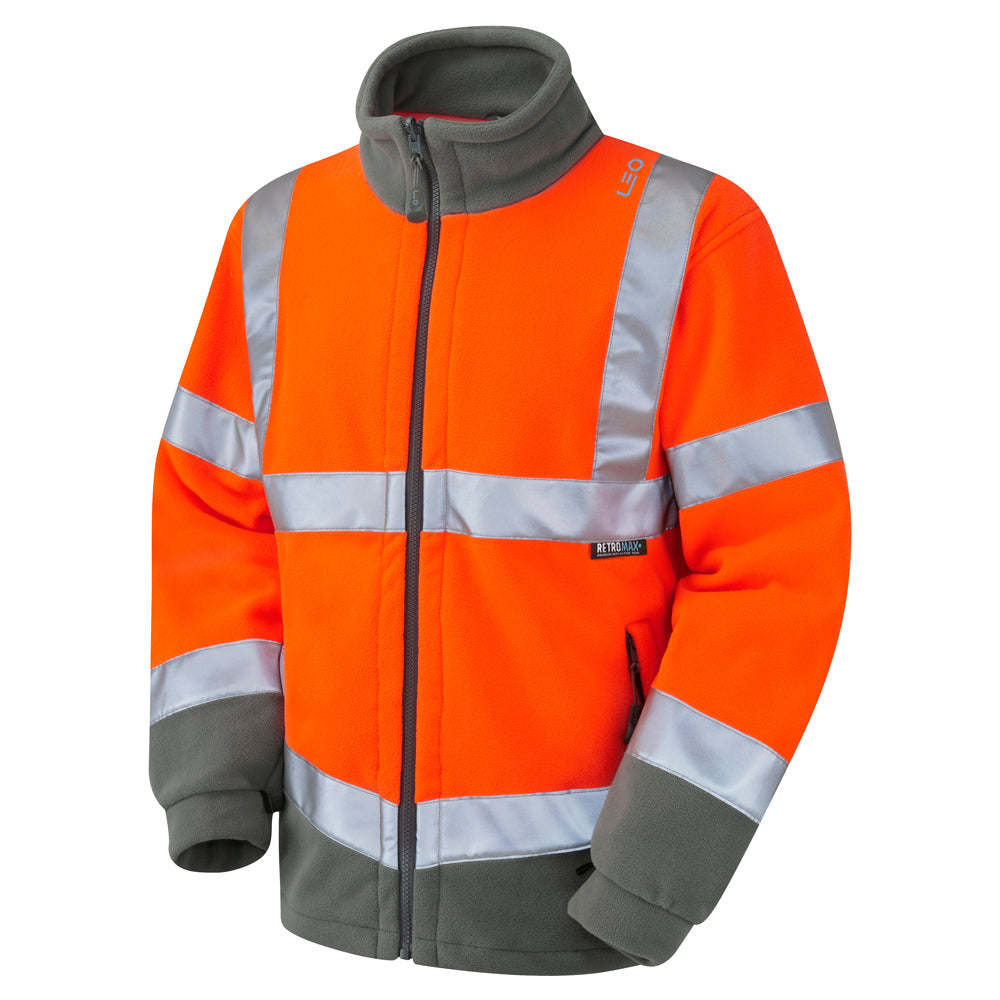 Leo CLOVELLY & HARTLAND Hi-Vis Orange Jacket System A04/F01-O-LEO