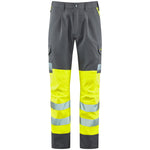 Leo WINSFORD Hi-Vis Yellow Grey Stretch Work Trousers Class 1 CT05-Y/GY-LEO