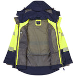 Leo DARTMOOR Hi-Vis Yellow/Navy Waterproof Jacket J05-Y/NV-LEO