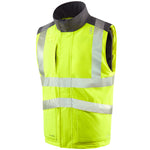 Leo HALSINGER Hi-Vis Yellow Bodywarmer BW02-Y-LEO