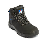 2601 Himalayan Black Leather Safety Hiker Boot – Steel Toe & Midsole, S1P
