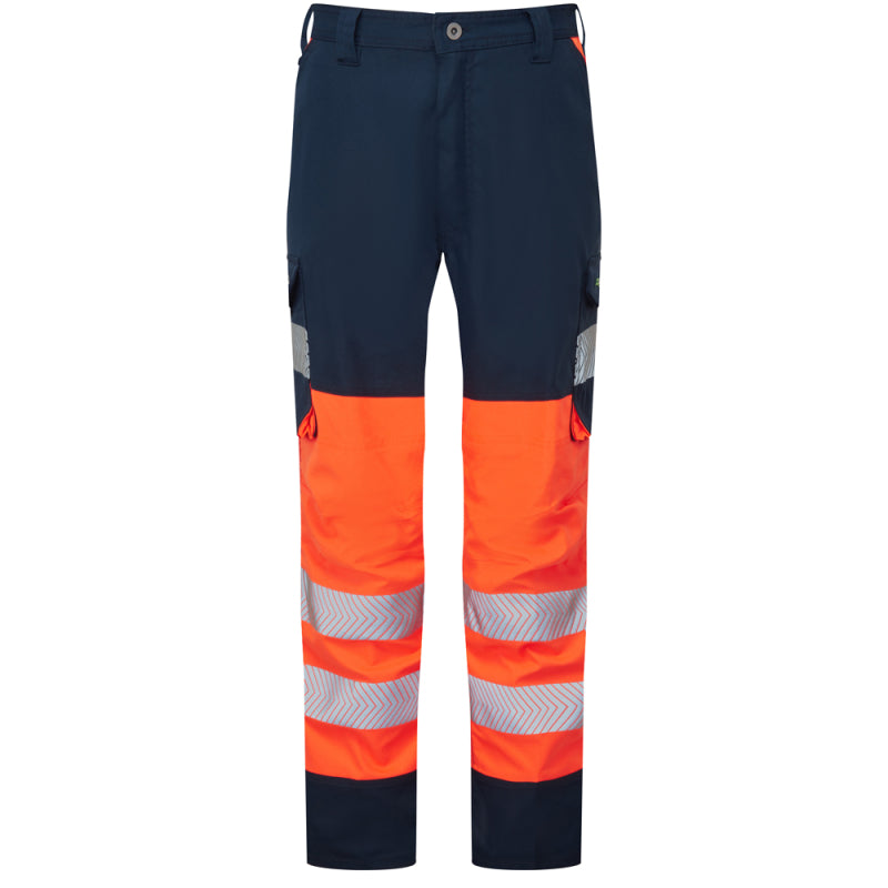 Leo WINSWELL Women's Hi-Vis Orange/Navy Stretch Trousers CL05-O/NV-LEO