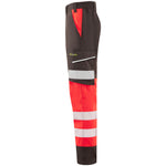 Leo WINSFORD Hi-Vis Red Grey Stretch Work Trousers Class 1 CT05-R/GY-LEO