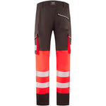 Leo WINSFORD Hi-Vis Red Grey Stretch Work Trousers Class 1 CT05-R/GY-LEO