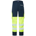 Leo WINSWELL Women's Hi-Vis Yellow/Navy Stretch Work Trousers CL05-Y/NV-LEO