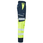 Leo WINSFORD Hi-Vis Yellow Navy Stretch Work Trousers Class 1 CT05-Y/NV-LEO