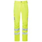 Leo WINSFORD Hi-Vis Yellow Stretch Work Trousers Class 1 CT05-Y-LEO