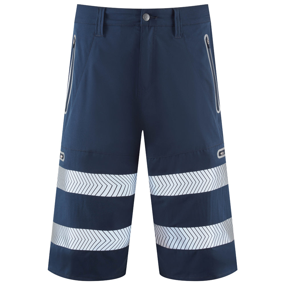 Leo KINGSLEY Navy Stretch Work Shorts SH06-NV-LEO