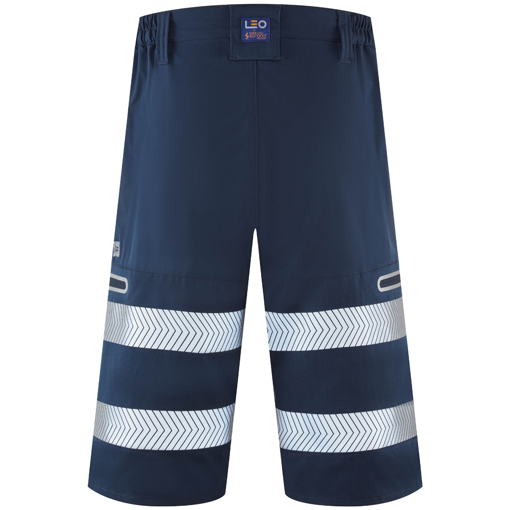 Leo KINGSLEY Navy Stretch Work Shorts SH06-NV-LEO