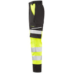 Leo BECKAMOOR Women's Hi-Vis Yellow Stretch Cargo Trousers CL04-Y/AN-LEO