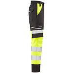 Leo BECKAMOOR Women's Hi-Vis Yellow Stretch Cargo Trousers CL04-Y/AN-LEO