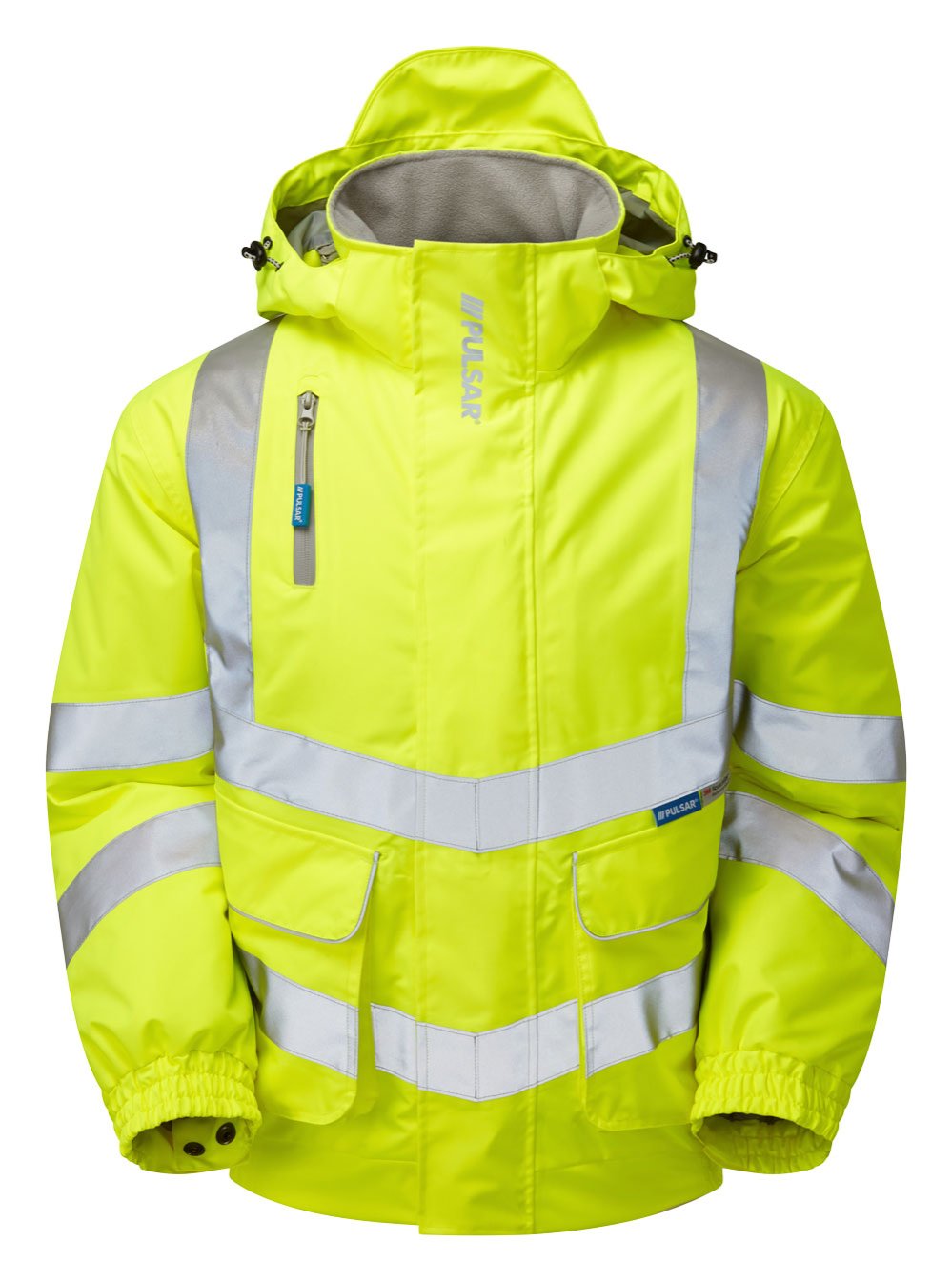 PULSAR Protect Hi-Vis Padded Bomber Jacket Yellow P191-R