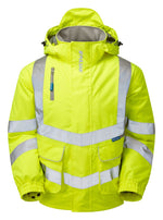 PULSAR Protect Hi-Vis Padded Bomber Jacket Yellow P191-R