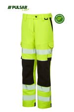 PULSAR LIFE Men's Hi-Vis Yellow Stretch Combat Trouser LFE921