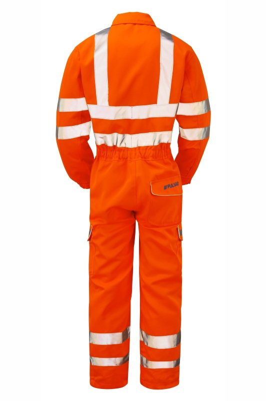 Hi-Vis Orange Combat Coverall Durable Workwear PR339-ORG