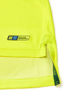 PULSAR LIFE Men's Hi-Vis Long Sleeve Yellow Polo Shirt LFE925