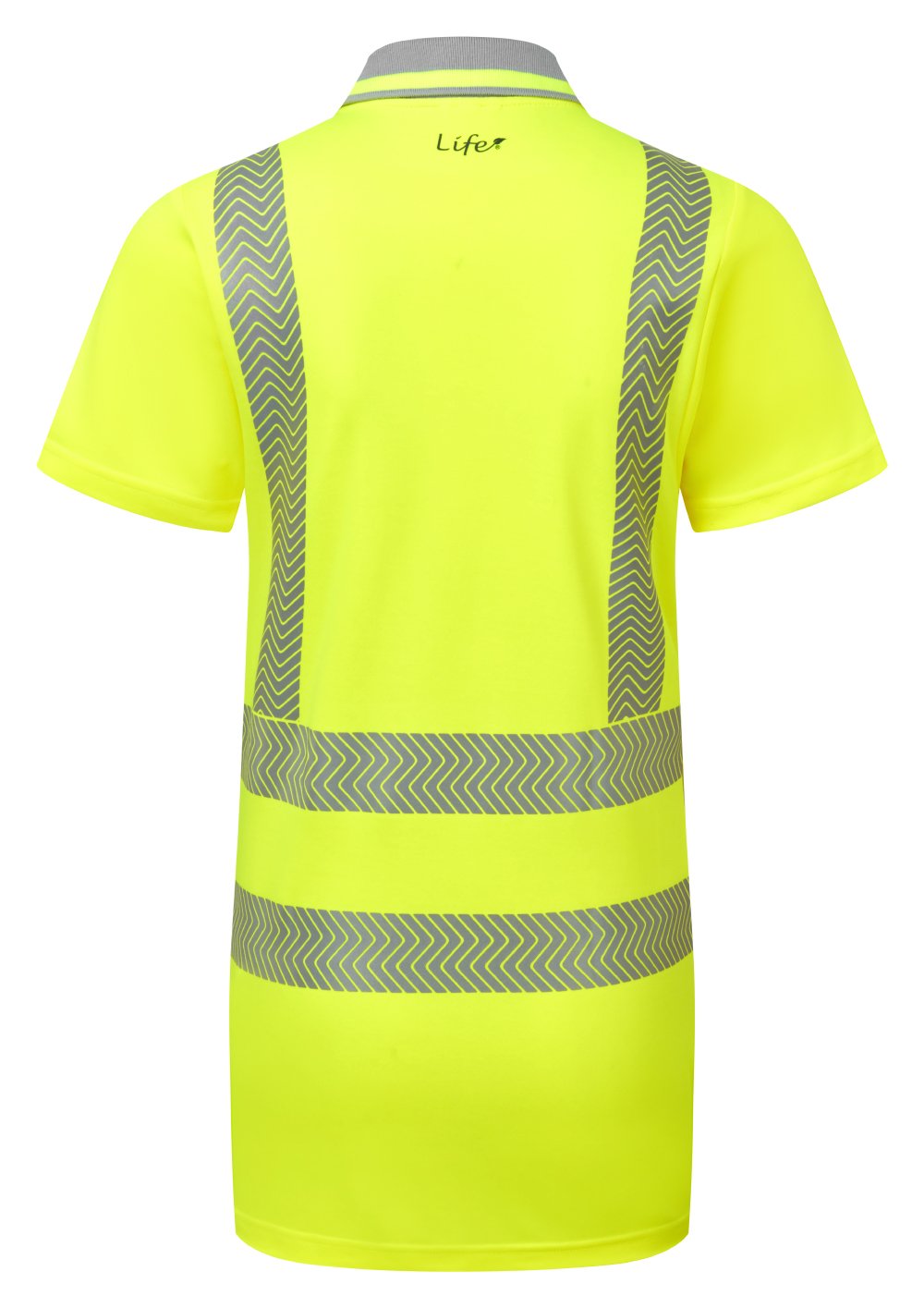 Women's Hi-Vis Yellow Bamboo Polo Shirt LFE973-NB