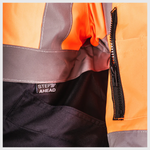 Step Ahead Hi Vis Standard Two Tone Bomber Jacket | EN ISO 20471 Class 2 | RIS-3279-TOM Orange Rail Workwear
