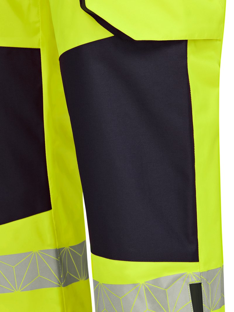 Hi-Vis Yellow Waterproof Overtrousers Unisex RCT802-YEL